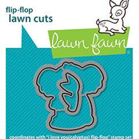 Lawn Fawn - I Love You Flip-Flop Dies