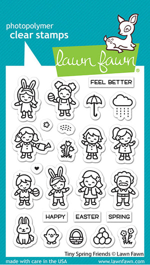 Lawn Fawn - Tiny Spring Friends Stamps