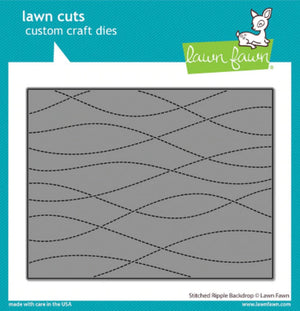 Lawn Fawn - Stitched Ripple Backdrop Die