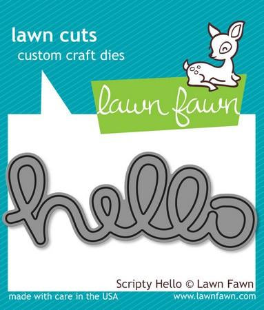 Lawn Fawn - Scripty Hello Dies