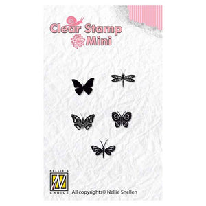 Nellie's Choice - Clear Stamp - Butterflies