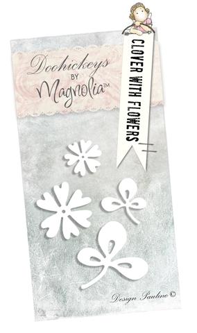 Magnolia DooHickey's Cutting Dies - Clover With Flower