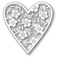 Memory Box - Dies - Floral Bouquet Heart