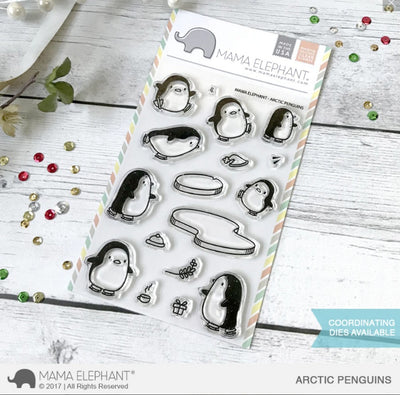 Mama Elephant - Arctic Penguins Stamps