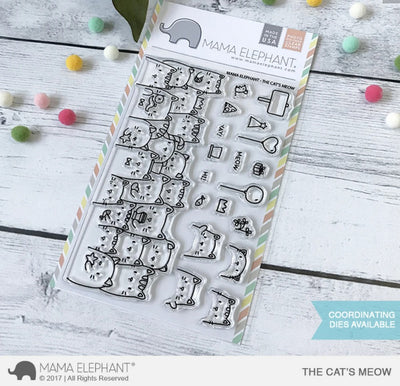 Mama Elephant - The Cat's Meow Stamps
