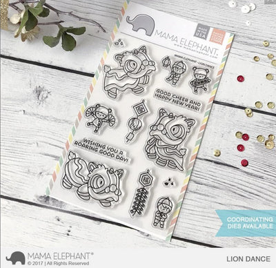 Mama Elephant - Lion Dance Stamps