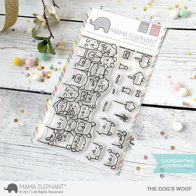 Mama Elephant - The Dog's Woof Stamps