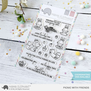 Mama Elephant - Picnic With Friends Stamps