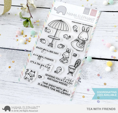 Mama Elephant - Tea With Friends Stamps