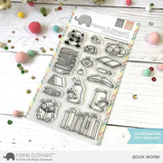 Mama Elephant - Book Worm Stamps