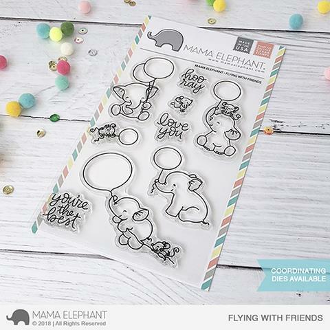 Mama Elephant - Flying With Friends Stamps