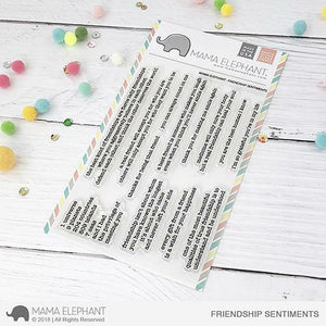 Mama Elephant - Friendship Sentiments Stamps