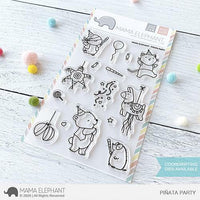 Mama Elephant - Piñata Party Stamps