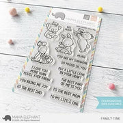 Mama Elephant - Family Time Stamps