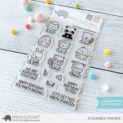Mama Elephant - Stackable Friends Stamps