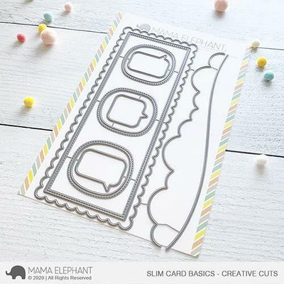 Mama Elephant - Slim Card Basics Dies
