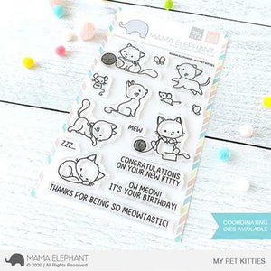 Mama Elephant - My Pet Kitties Stamps