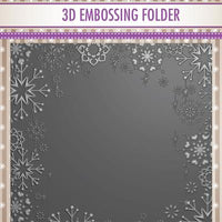 Nellie's Choice - 3D Embossing Folder - Snowflake Frame