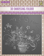 Nellie's Choice - 3D Embossing Folder - Flower Bouquet