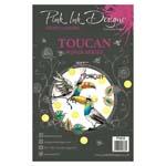 Pink Ink Designs A5 Clear Stamp Set - Toucan