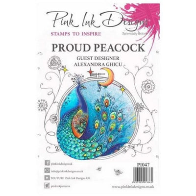 Pink Ink Designs - Stamps - Proud Peacock