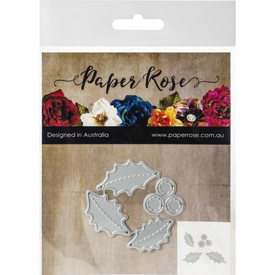Paper Rose -Dies - Stitched Holly