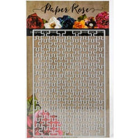 Paper Rose - Dies - Puzzle Photo Size