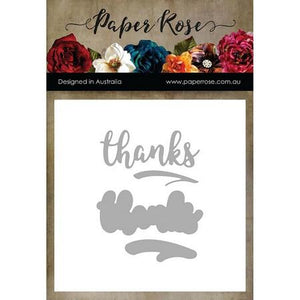 Paper Rose - Dies - Thanks Layered
