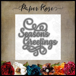 Paper Rose - Dies - Season's Greetings 1