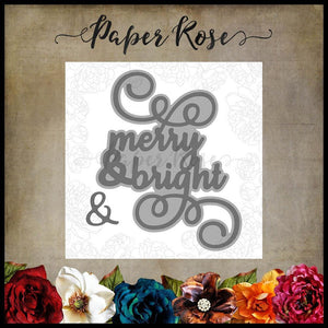 Paper Rose - Dies - Merry & Bright
