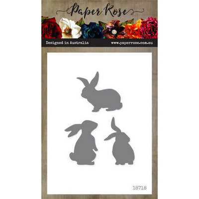 Paper Rose - Dies - Bunnies Small