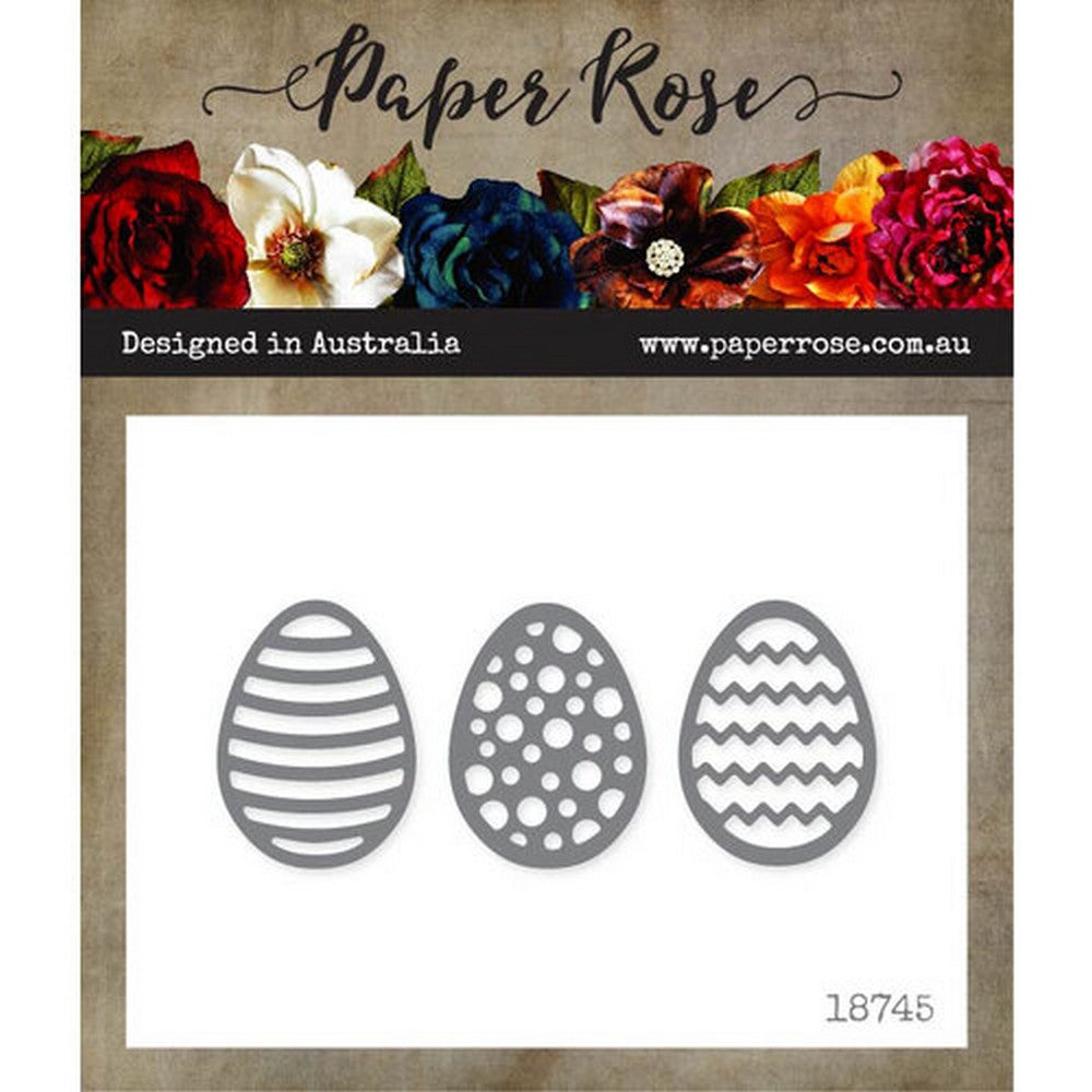 Paper Rose - Dies - Easter Eggs Decorative Small