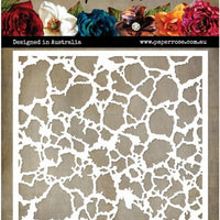 Paper Rose - Dies - Stencil - Cracked