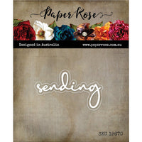 Paper Rose - Dies - Fine Script Layered - Sending
