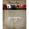 Paper Rose - Dies - Fine Script Layered - Prayers