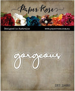 Paper Rose - Dies - Fine Script Layered - Gorgeous