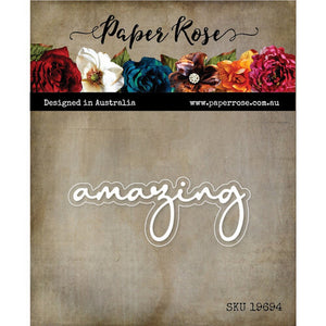 Paper Rose - Dies - Fine Script Layered - Amazing