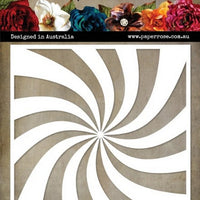 Paper Rose - Dies - Stencil - Sun Swirl