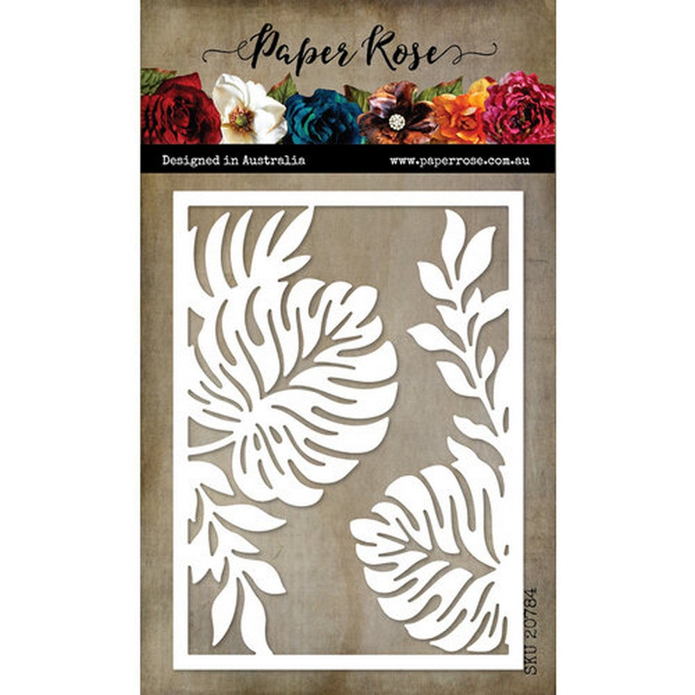 Paper Rose - Dies - Palm Leaf Frame