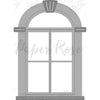 Paper Rose - Dies - Tudor Arched Window
