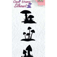 Nellie's Choice - Clear Stamp - Mushrooms