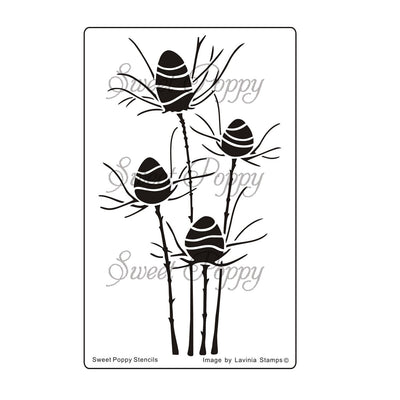 Sweet Poppy - Stencils - Zen Thistles
