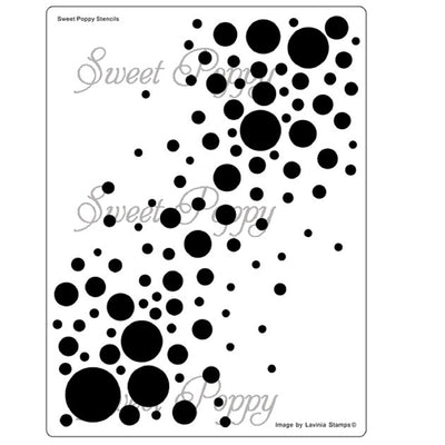 Sweet Poppy - Stencils - Circle Texture Back Plate