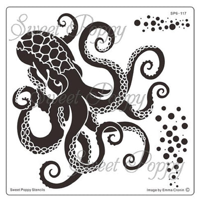 Sweet Poppy - Stencils - Octopus