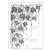 Sweet Poppy - Stencils - Fall Back Plate