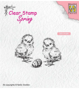 Nellie's Choice - Clear Stamp - Chicken & Easter Egg