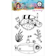Studio Light - Clear Stamps - Art by Marlene - Deep Sea Diving