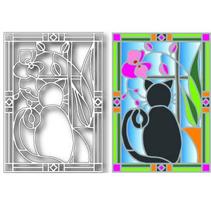 Tutti Designs - Dies - Cat Stained Glass