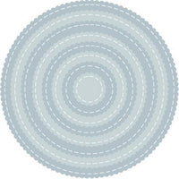Tutti Designs - Scalloped Stitched Nesting Circles