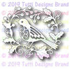 Tutti Designs - Dies - Cardinal Sprig Wreath